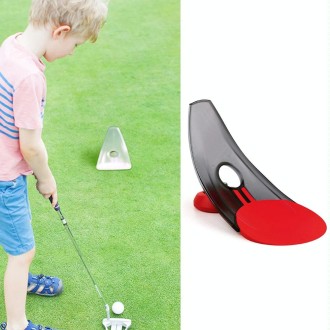 2 PCS Golf Putting Practice Indoor Or Outdoor Putting Trainer(Red)