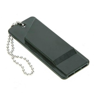 10 PCS Outdoor Portable Multi-audio Survival Whistle(Army Green)