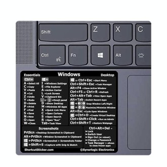 5 PCS PC Reference Keyboard Shortcut Sticker Adhesive for PC Laptop Desktop(Lightroom)