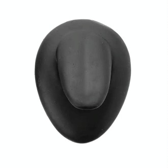 Simulation Facial Features Silicone Model Practice Display Props, Style:Tongue(Black)