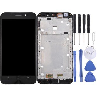 OEM LCD Screen for Asus ZenFone Max / ZC550KL / Z010DA  Digitizer Full Assembly with Frame（Black)