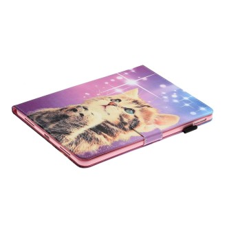 For iPad Pro 11 inch (2020) Colored Drawing Pattern Horizontal Flip PU Leather Tablet Case with Holder & Card Slot & Sleep / Wak