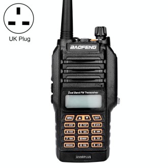 BaoFeng BF-UV9Rplus 16W Waterproof Dual Band Radio Handheld Antenna Walkie Talkie, UK Plug