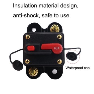 CB2 Car RV Yacht Audio Modification Automatic Circuit Breaker Switch, Specification: 60A