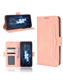 For Xiaomi Black Shark 5 Pro Skin Feel Calf Texture Card Slots Leather Phone Case(Pink)