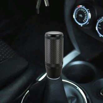 Universal Car Carbon Fiber Metal Gear Shift Knob