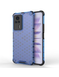 For Xiaomi Redmi K60 / K60 Pro Shockproof Honeycomb Phone Case(Blue)