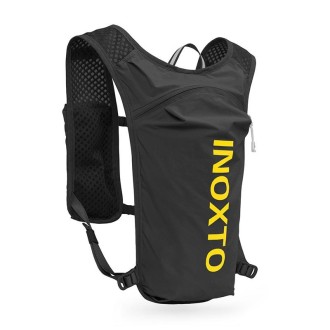 INOXTO 591 5L Multifunctional Marathon Outdoor Chest Hydration Backpack(Black and Yellow)