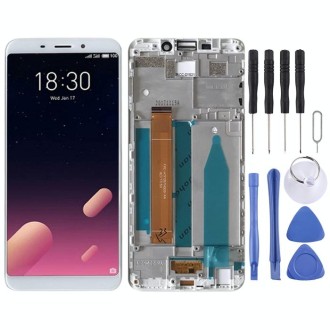 TFT LCD Screen for Meizu M6s M712H M712Q Digitizer Full Assembly with Frame(White)