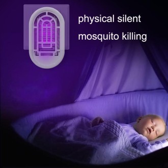 906 Portable Electric Shock Photocatalyst Mosquito Killer Lamp, Plug Specifications: US Plug(Icon White)