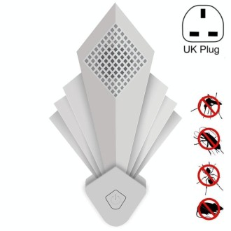 Ry001 Ultrasonic Electronic Mosquito Repellent Night Light, Plug Specifications: UK Plug(White)