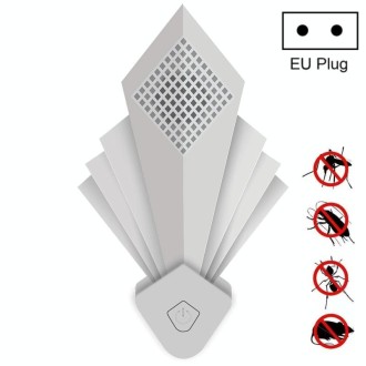 Ry001 Ultrasonic Electronic Mosquito Repellent Night Light, Plug Specifications: EU Plug(White)