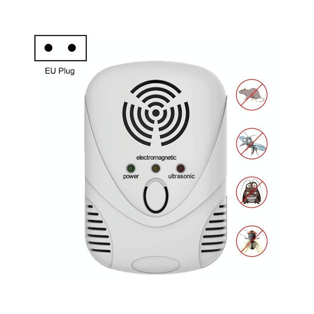 DC-9001 Household Electronic Mouse Repeller, Specification: EU Plug(White)