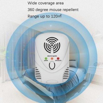 DC-9001 Household Electronic Mouse Repeller, Specification: EU Plug(White)