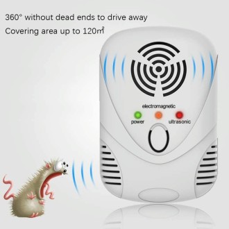 DC-9001 Household Electronic Mouse Repeller, Specification: EU Plug(White)