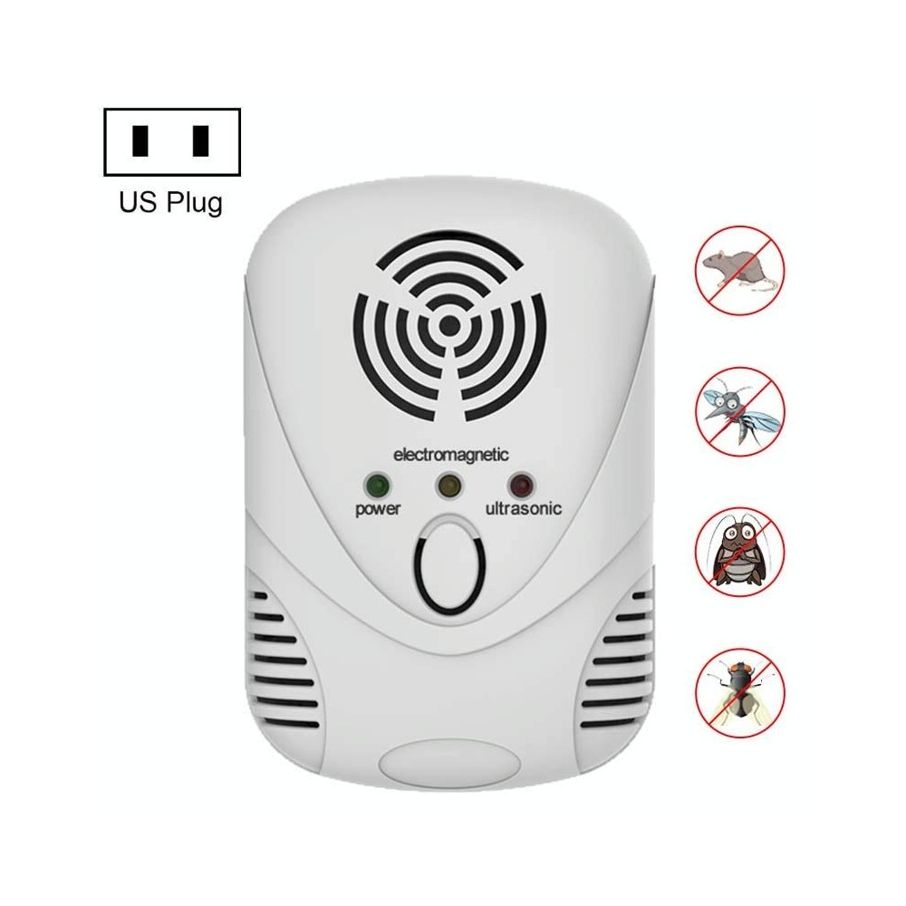 DC-9001 Household Electronic Mouse Repeller, Specification: US Plug(White)