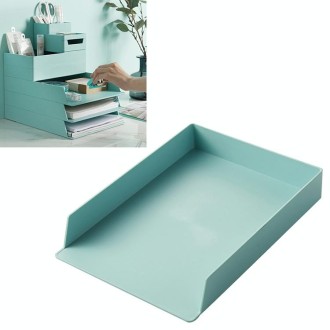 Desktop Removable A4 Assembled File Storage Box(Blue Green)