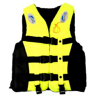 Drifting Swimming Fishing Life Jackets with Whistle for Children, Size:S(Yellow)