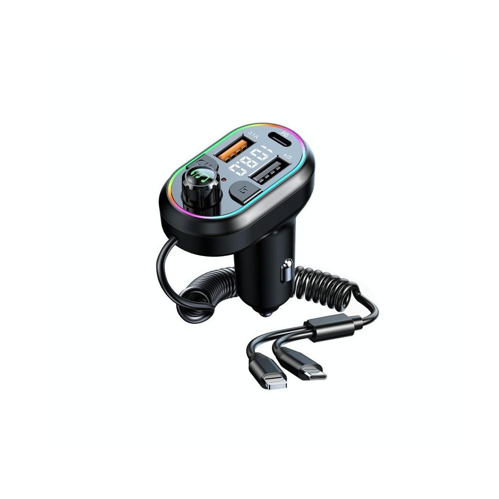 C29 Car Bluetooth 5.0 FM Transmitter  Car MP3 Player Fast Charge U Disk Lossless Music Player