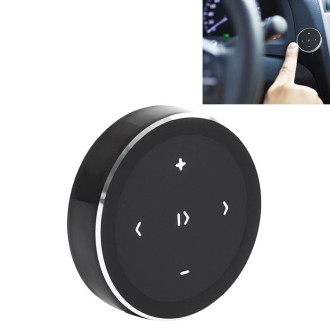 Car Wireless Bluetooth Controller Mobile Phone Multimedia Multi-functional Steering Wheel Remote Controller(Black)