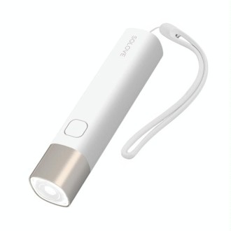 Original Xiaomi Youpin SOLOVE LED Flashlight 3000mAh USB Multi-function Portable Lighting(White)