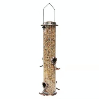 Outdoor Garden Hanging Metal Bird Automatic Feeder