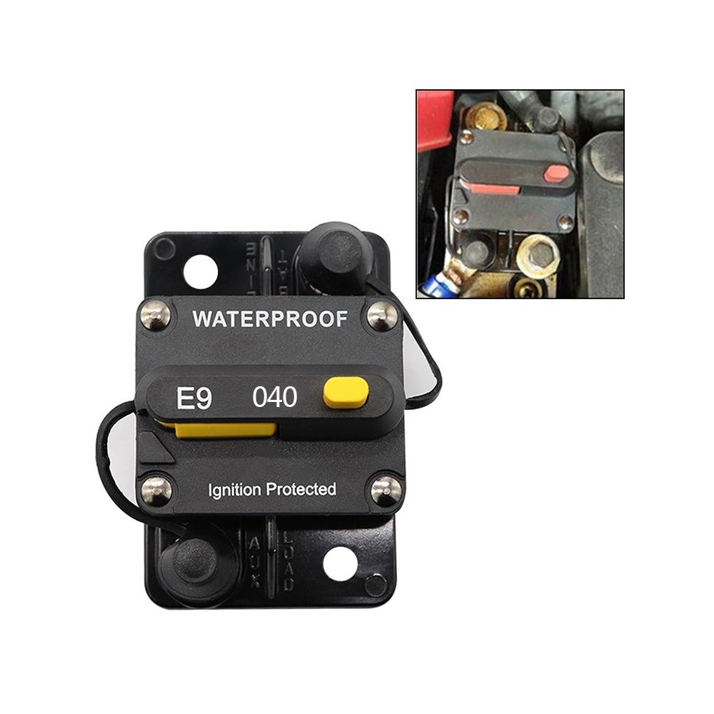 Off-road Vehicle / Automatic 40A Manual Circuit Breaker Overcurrent Protector