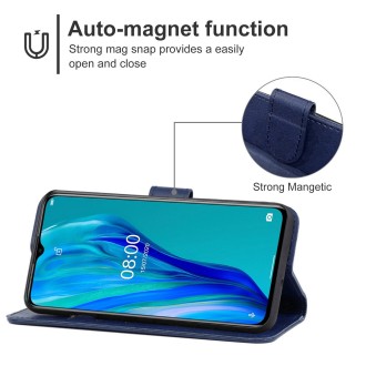 For Ulefone Note 12 Leather Phone Case(Blue)