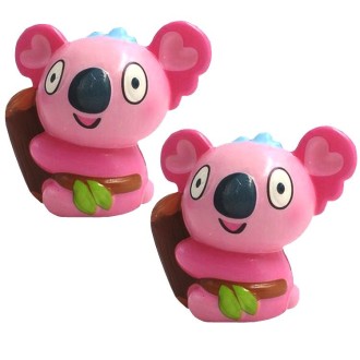 2 PCS TTPU1209 Color Printing Koala Slow Rebound Decompression Toy(Pink)