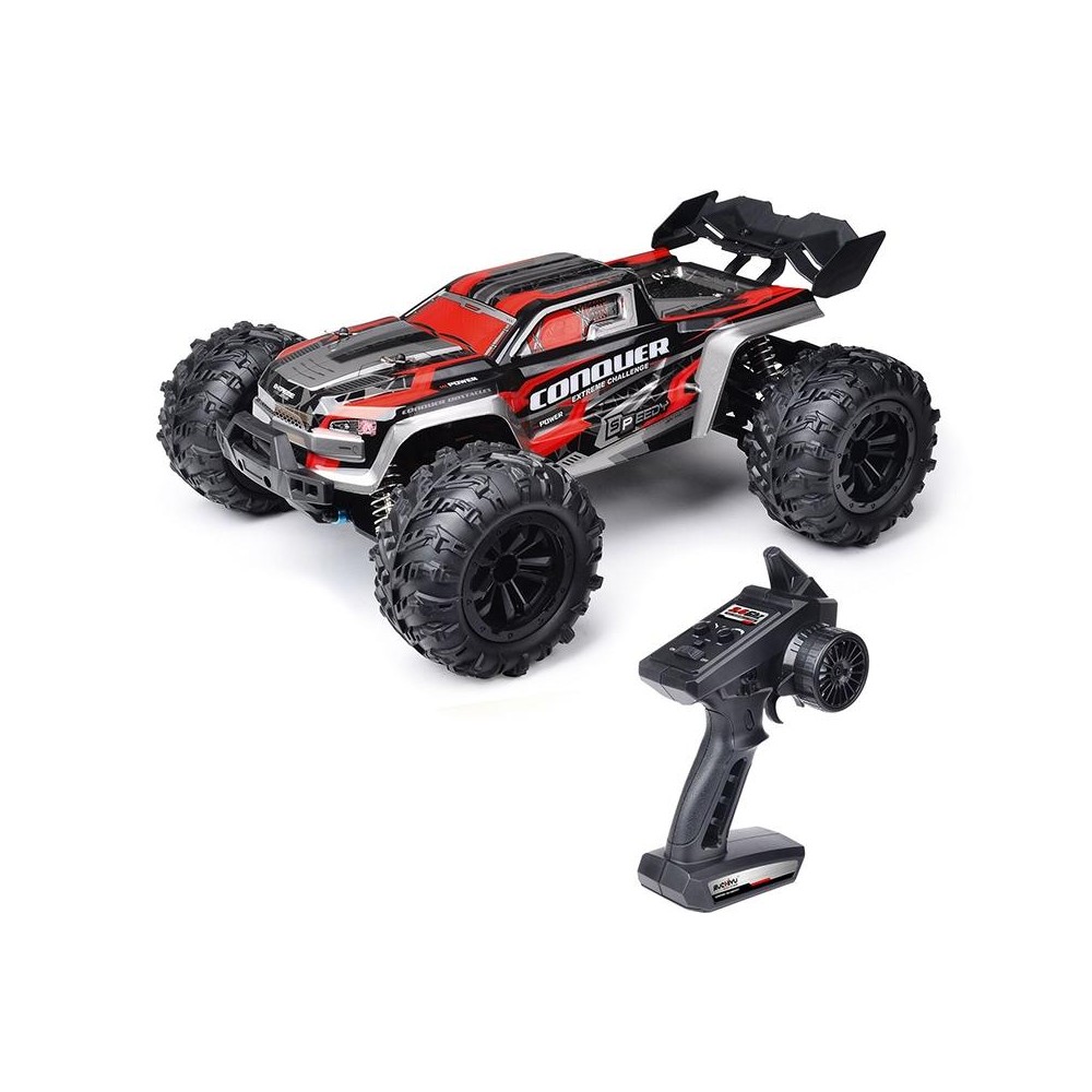 SCY-16102 2.4G 1:16 Electric 4WD RC Monster Pickup Truck Car Toy (Red)