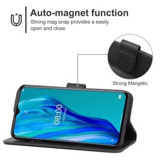 For Ulefone Note 12 Leather Phone Case(Black)