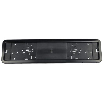 European/Russian/Ukrainian Stainless Steel License Plate Frame(Spray Black)