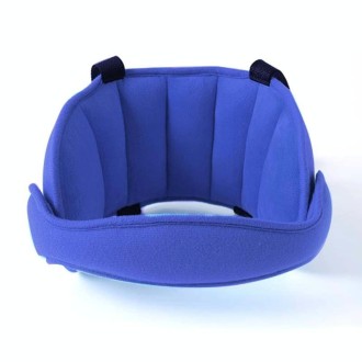 Child Car Seat Head Support Comfortable Safe Sleep Solution Pillows Neck Travel Stroller Soft Cushion (Dark Blue)