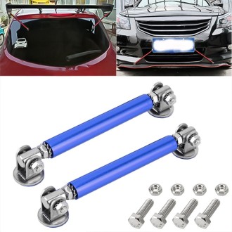 2 PCS Car Modification Adhesive Surrounded Rod Lever Front and Rear Bars Fixed Front Lip Back Shovel, Length: 10cm(Blue)