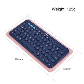 K380 Collection Bag Light Portable Dustproof Keyboard Protective Cover(Light Blue)