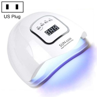 SunX5Max 150W Nail Polish Glue LED Phototherapy Induction Baking Lamp(US Plug)