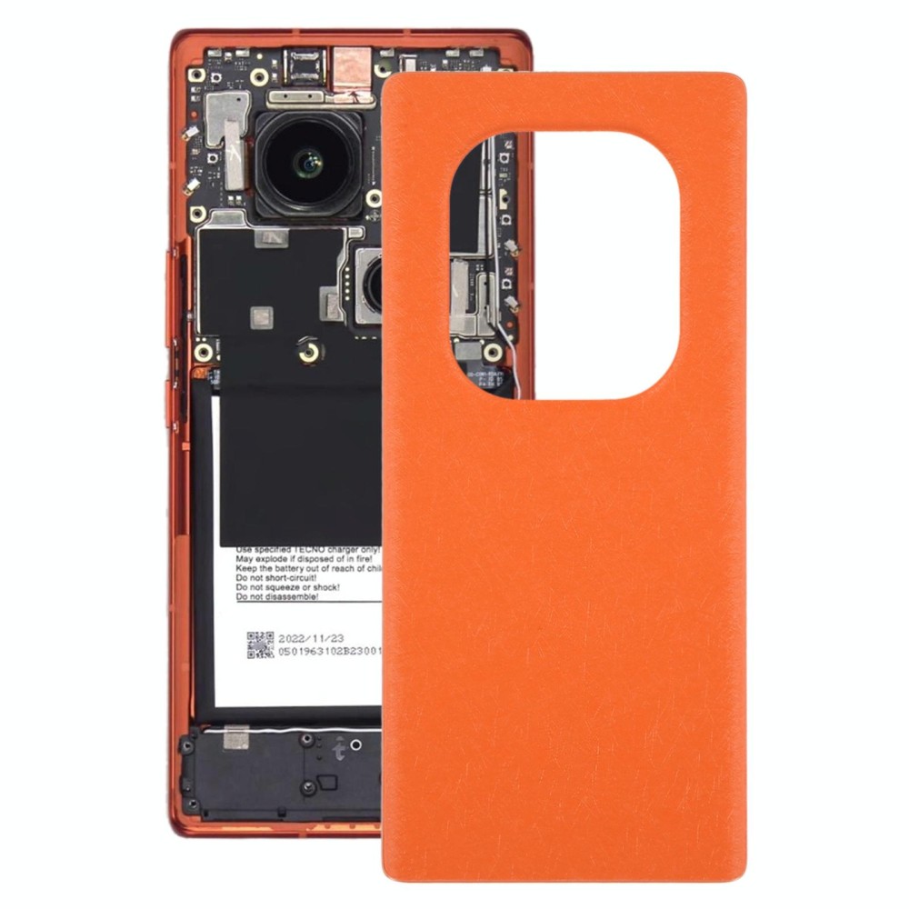 For Tecno Phantom X2 AD8 Original Battery Back Cover(Orange)