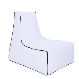 BB1082 Inflatable Sofa Inflatable Bed Outdoor Folding Portable Air Sofa Size: 70 x 65 x 60cm(White)