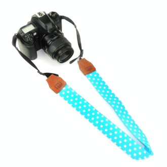 Multi-color Shoulder Neck Strap SLR Retro Camera Shoulder Strap(Blue)