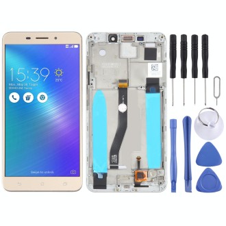 OEM LCD Screen for Asus ZenFone 3 Laser ZC551KL Z01BDC Digitizer Full Assembly with Frame（Gold)