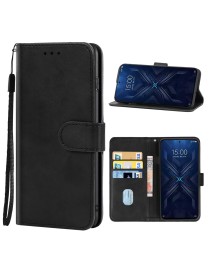 Leather Phone Case For Xiaomi Black Shark 5 Pro(Black)