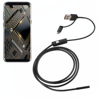 AN100 3 in 1 IP67 Waterproof USB-C / Type-C + Micro USB + USB HD Endoscope Snake Tube Inspection Camera for Parts of OTG Functio