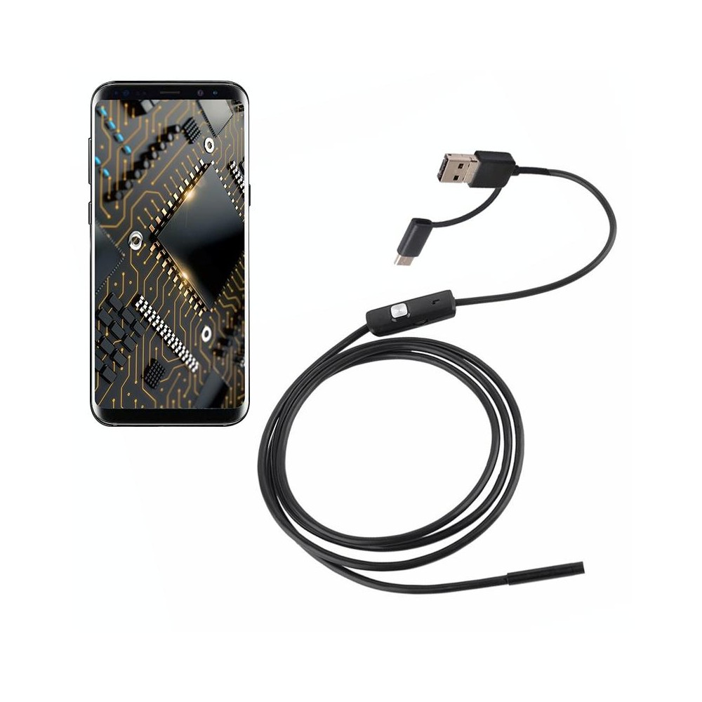 AN100 3 in 1 IP67 Waterproof USB-C / Type-C + Micro USB + USB HD Endoscope Snake Tube Inspection Camera for Parts of OTG Functio