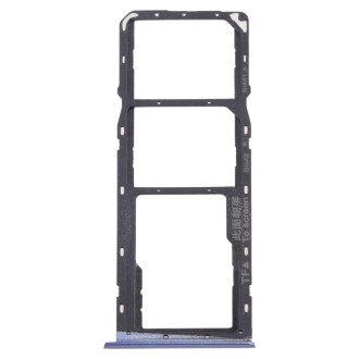 For OPPO Realme C15 RMX2180  SIM Card Tray + SIM Card Tray + Micro SD Card Tray (Blue)