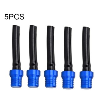 5 PCS Universal Motorcycle Tank Gas Fuel Cap Valve Vent Breather Hose Tube(Blue)