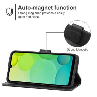 For Ulefone Note 6T Leather Phone Case(Black)