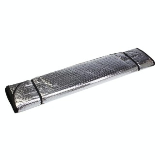 Silver Aluminum Foil Sun Shade Car Windshield Visor Cover Block Front Window Sunshade UV Protect, Size: 140 x 70cm