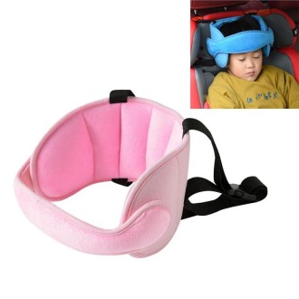 Child Car Seat Head Support Comfortable Safe Sleep Solution Pillows Neck Travel Stroller Soft Cushion(Pink)