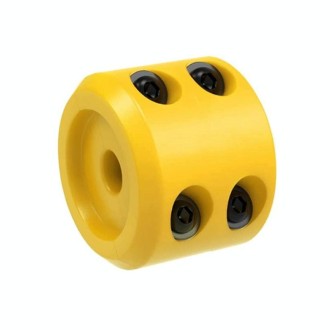 Anti-Abrasion Rubber Plug For Towing Hook Compatible With KFI/ATV Stranded Cables(Yellow)