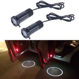 Car Door LED Laser Welcome Decorative Light, LED Laser for SUZUKI Logo (Pair)(Black)